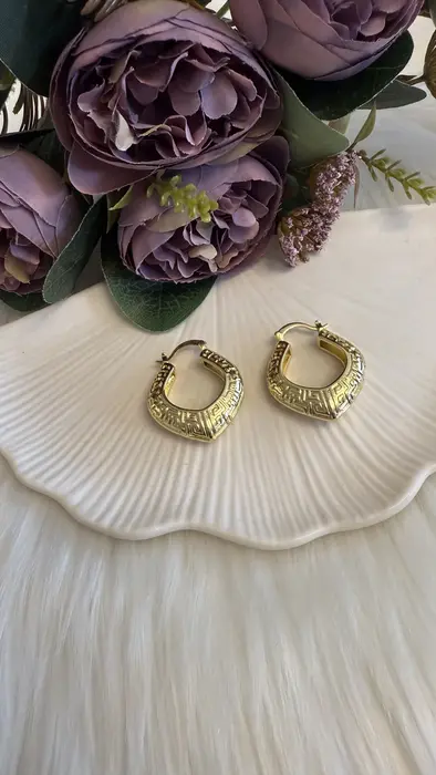 עגילי חישוק וינט'ג