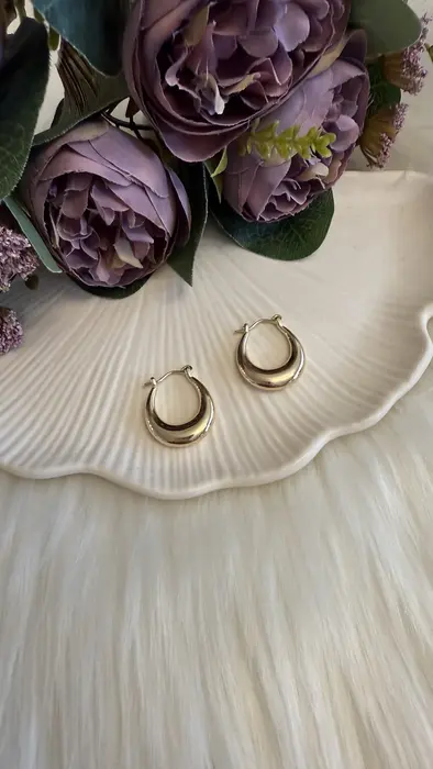 עגילי חישוק קלאסיקה