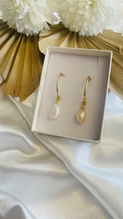 עגילי חישוק אלינה