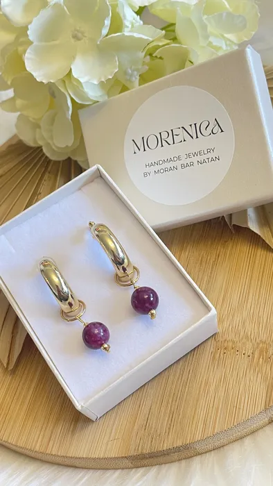 עגילי חישוק קלייר