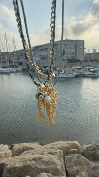 שרשרת אופק הים -שרוך שחור