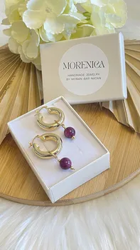 עגילי חישוק קלייר