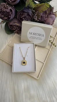 שרשרת זוהר- זרקון שחור