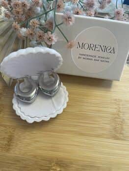 עגילי חישוק אובלי