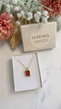 שרשרת תליון אבן אגת