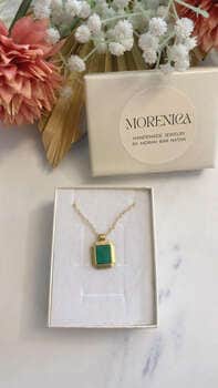 שרשרת תליון אבן מלאכיט