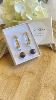 עגילי חישוק סולי