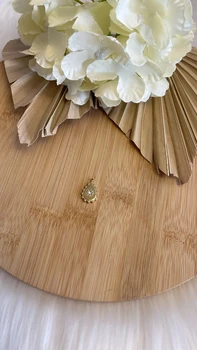 תליון טיפה שיבוץ זרקון